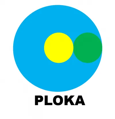 PLOKA그룹의 새 로고. 패밀리룩을 적용해 계열사 로고를 하나의 규칙으로 정리했다.